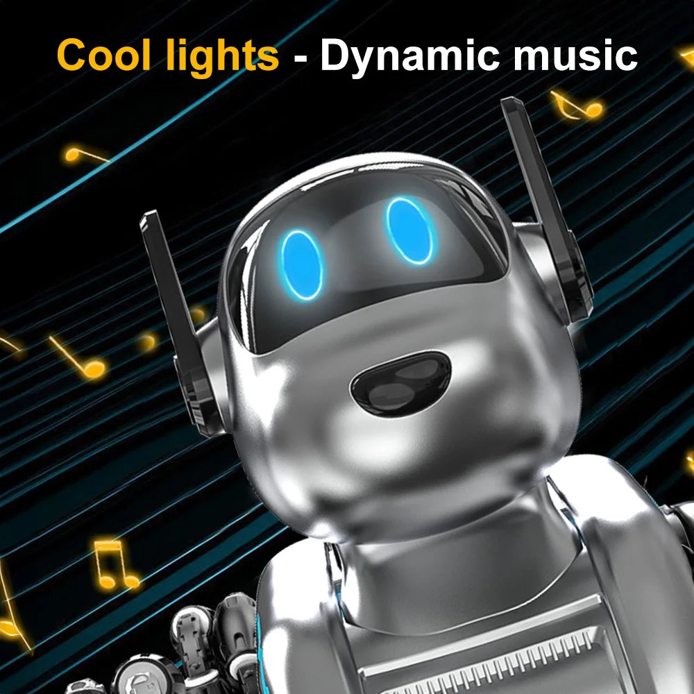 Children's 8-Wheel Drive Stunt Mechanical Robot Dog Toy 2.4Ghz Remote Control Car Toys With Light Music Gift For Kids