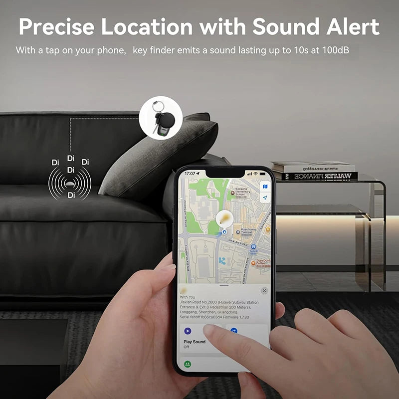 GPS voice - activated item - finding tracker, an anti - loss locator for wallets, bicycles, mobile phones, keys, suitcases, etc.