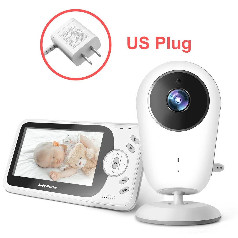4.3 inch Wireless Video Baby Monitor Sitter portable Baby Nanny IR LED Night Vision intercom Surveillance Security Camera VB608