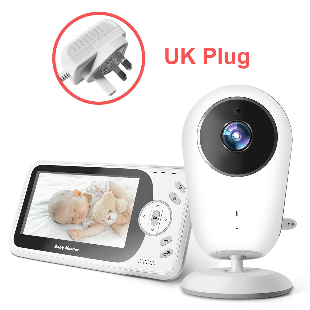 4.3 inch Wireless Video Baby Monitor Sitter portable Baby Nanny IR LED Night Vision intercom Surveillance Security Camera VB608