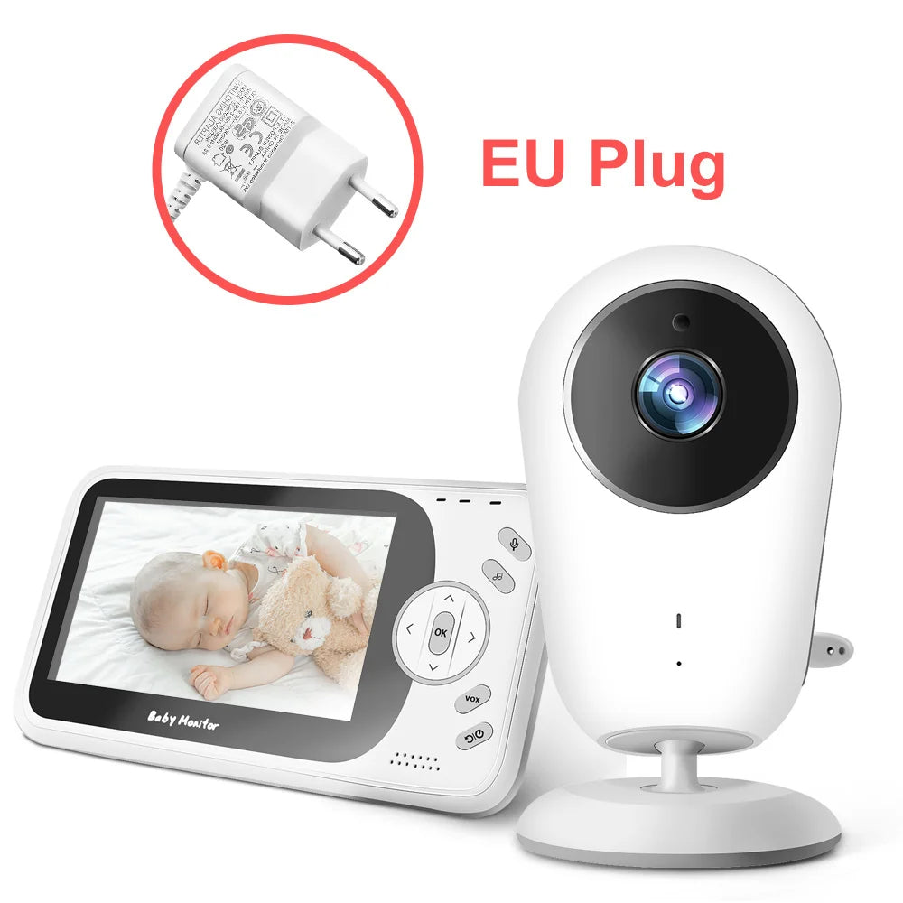 4.3 inch Wireless Video Baby Monitor Sitter portable Baby Nanny IR LED Night Vision intercom Surveillance Security Camera VB608