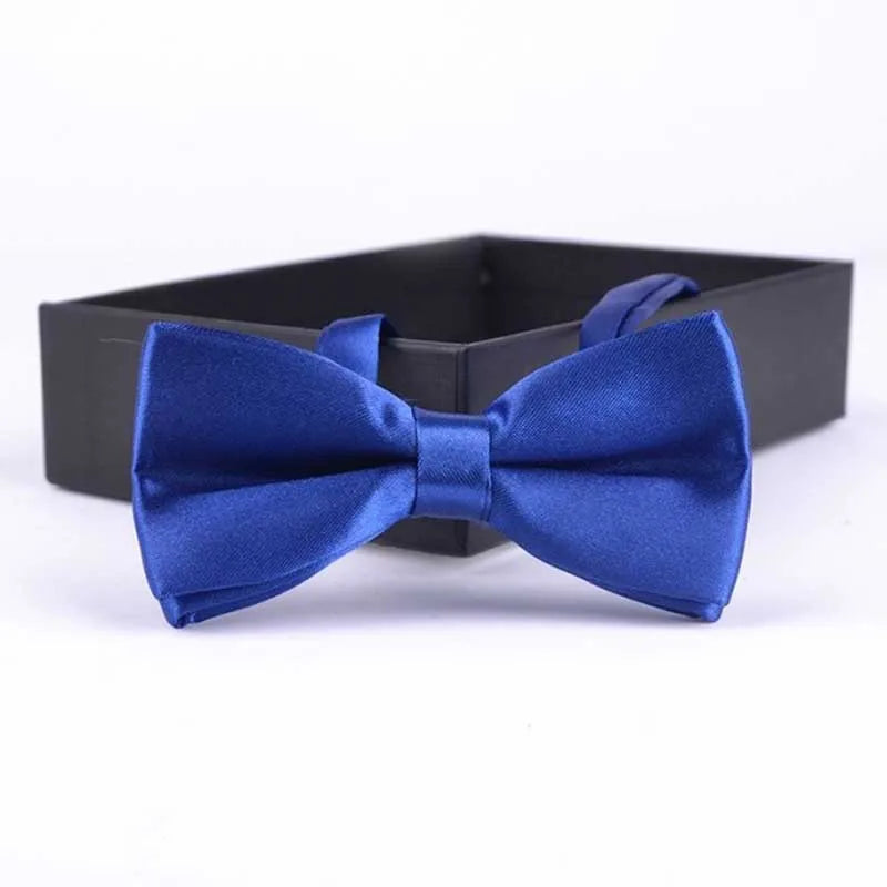 Classic Kids Bowtie Boys Grils Baby Children Bow Tie Fashion Solid Color Mint Green Red Black White  Butterfly Gravata
