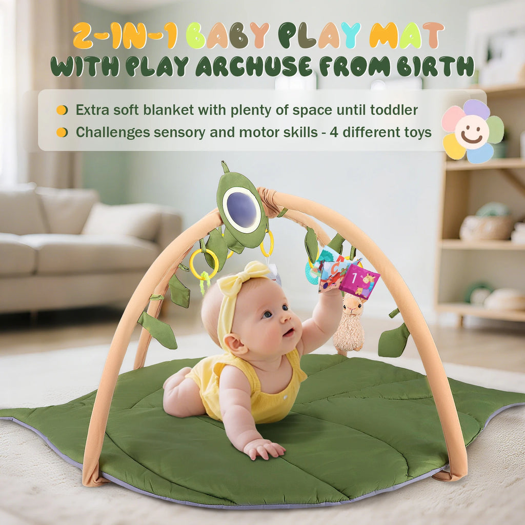 Baby Play Arch Premium Baby Play Mat Including Milestone Cards Baby Play Mat Baby Crawling Mat Extra Thick Crawling Blanket