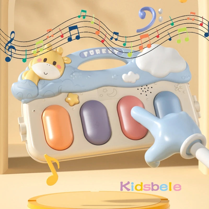 Baby Music Play Mats Piano Gym Newborn Toys Infant Playmat Learning Education Toys 0 12 Months Tummy Time Crawling Mat Carpet