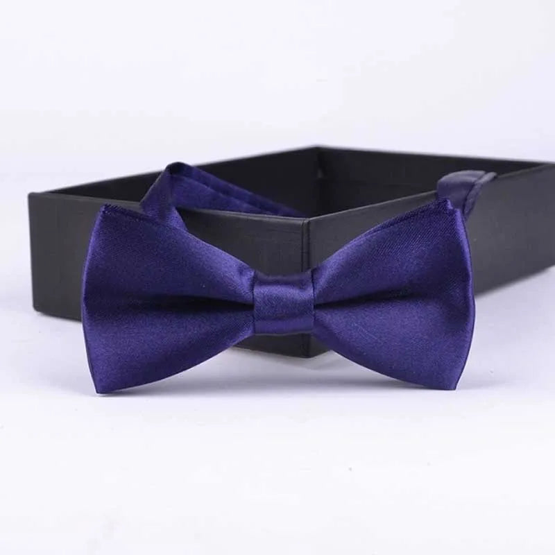 Classic Kids Bowtie Boys Grils Baby Children Bow Tie Fashion Solid Color Mint Green Red Black White  Butterfly Gravata