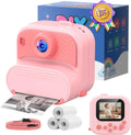 48MP DIY Instant Print Camera for Kids 1080P HD Toddler Camera Ages 3-12 Toy Cameras Christmas Gift Idea with Print Function