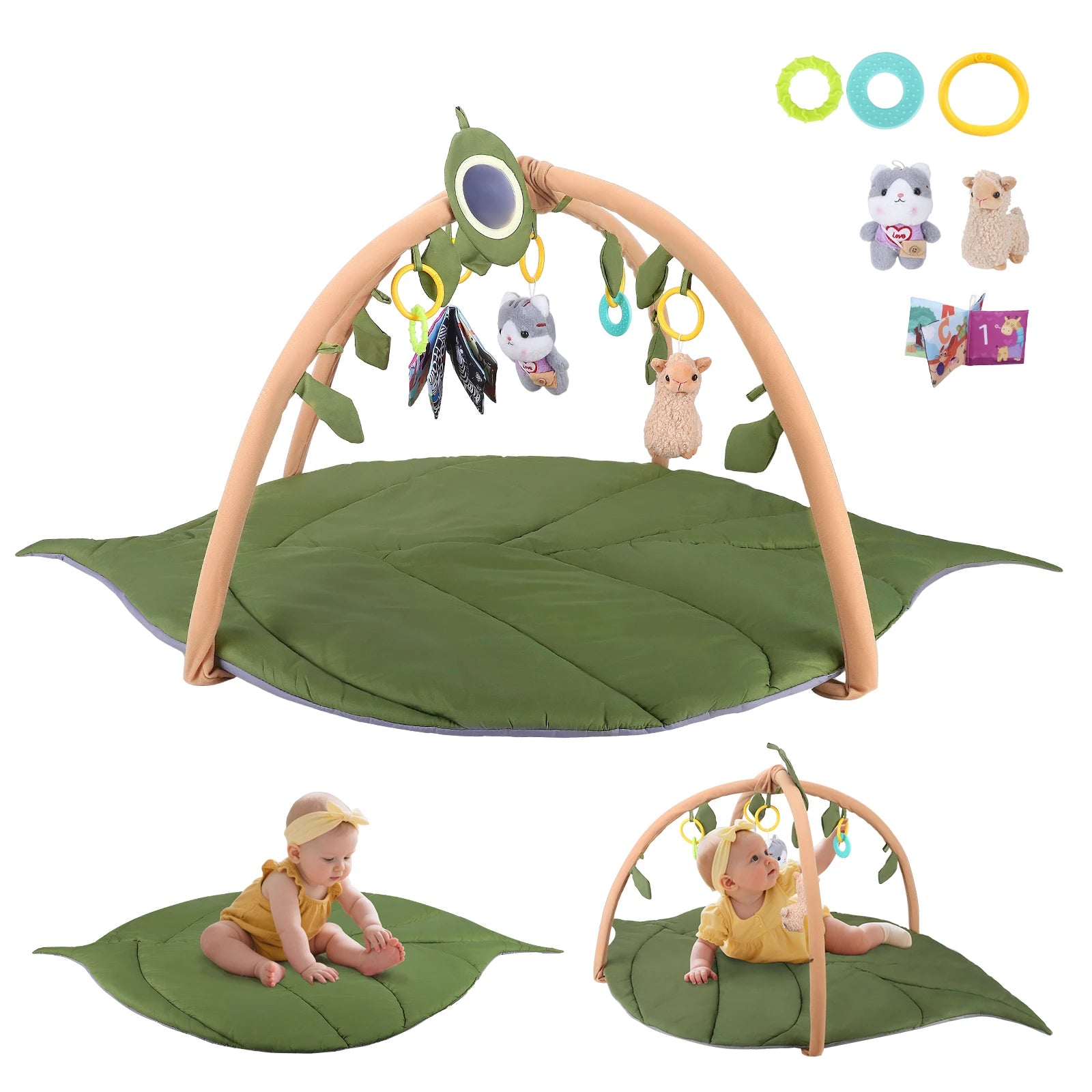 Baby Play Arch Premium Baby Play Mat Including Milestone Cards Baby Play Mat Baby Crawling Mat Extra Thick Crawling Blanket