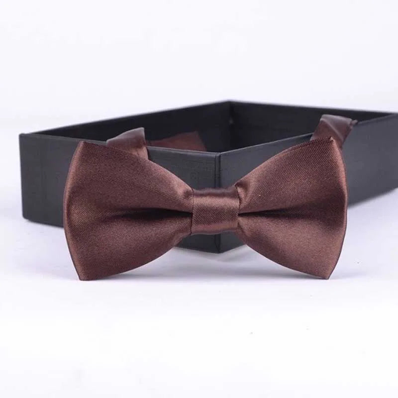 Classic Kids Bowtie Boys Grils Baby Children Bow Tie Fashion Solid Color Mint Green Red Black White  Butterfly Gravata