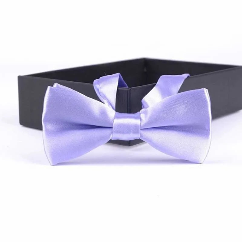 Classic Kids Bowtie Boys Grils Baby Children Bow Tie Fashion Solid Color Mint Green Red Black White  Butterfly Gravata