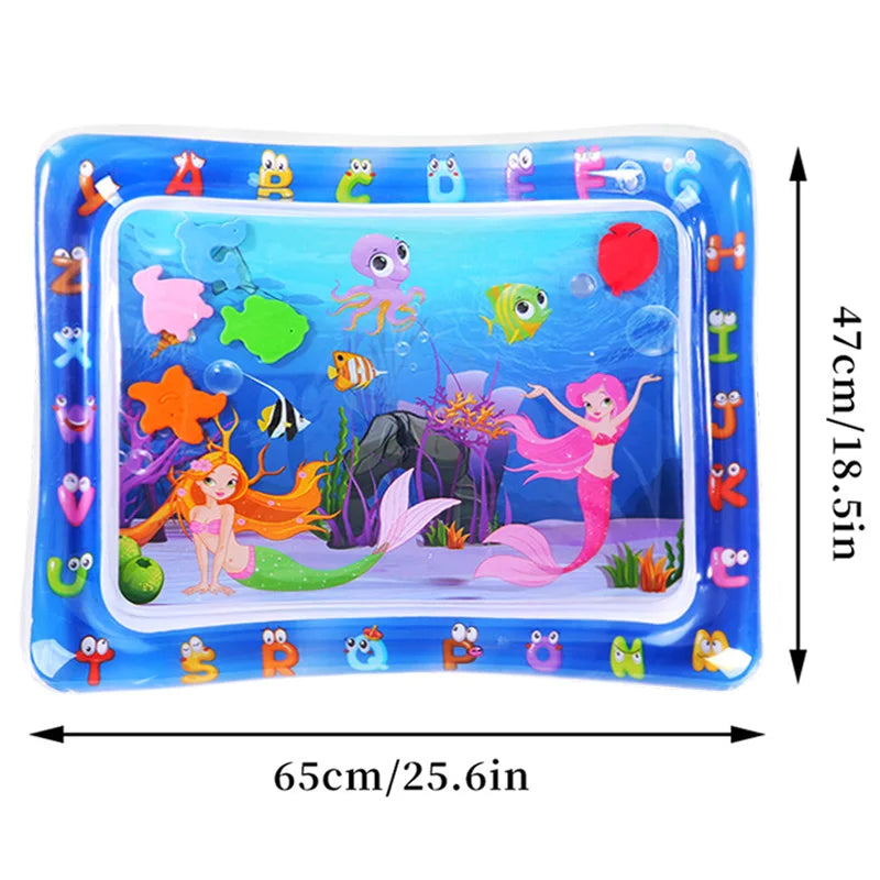 Baby Water Play Mat Inflatable Cushion PVC Infant Tummy Time Toddler Water Pad For Kids Early Education Developing Activity Toys