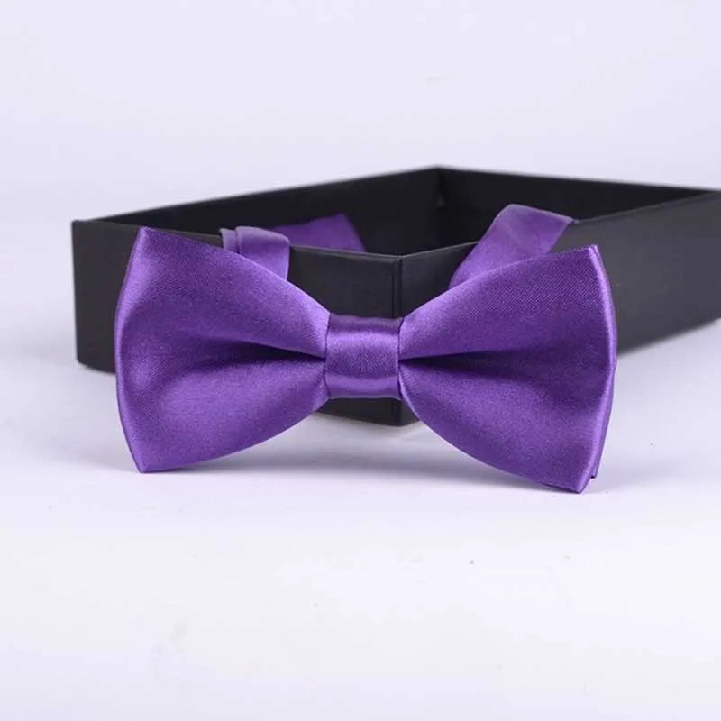 Classic Kids Bowtie Boys Grils Baby Children Bow Tie Fashion Solid Color Mint Green Red Black White  Butterfly Gravata