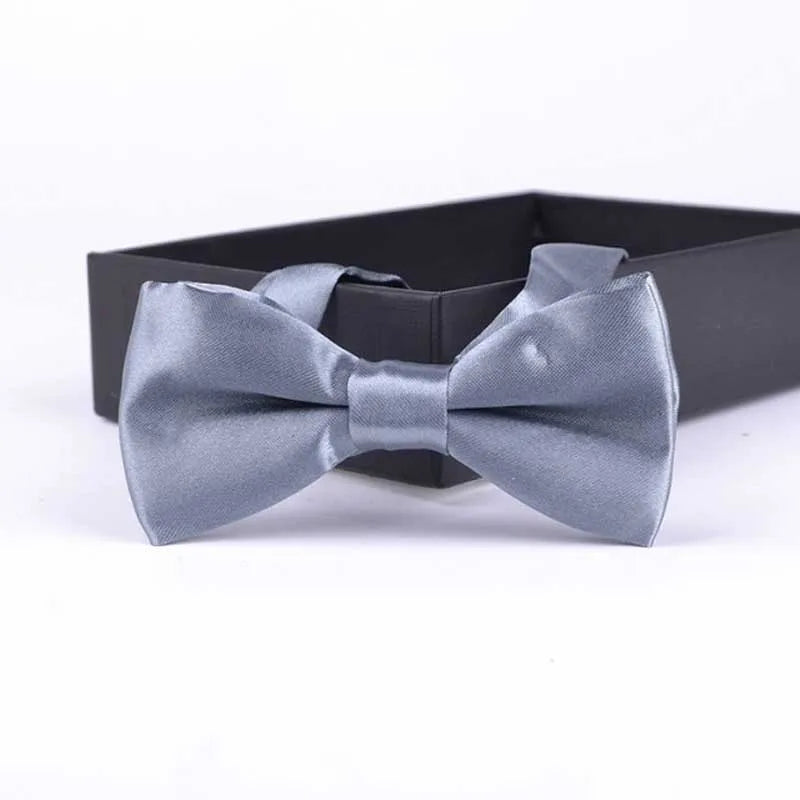 Classic Kids Bowtie Boys Grils Baby Children Bow Tie Fashion Solid Color Mint Green Red Black White  Butterfly Gravata