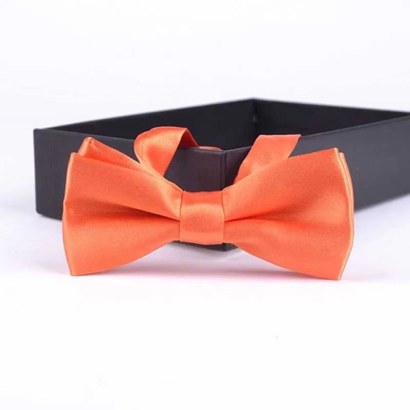 Classic Kids Bowtie Boys Grils Baby Children Bow Tie Fashion Solid Color Mint Green Red Black White  Butterfly Gravata