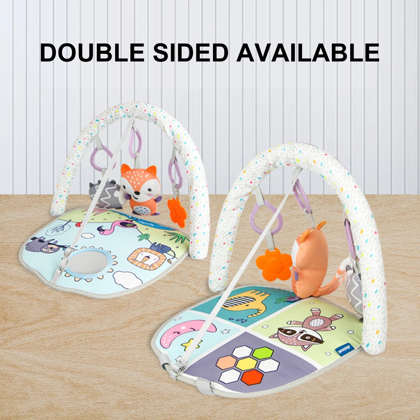 Baby Car Seat Toys for Babies 0 12 Months Kick Play Activity Center Spiral Plush Hanging Toys for Car Seat Stroller Crib Rattle