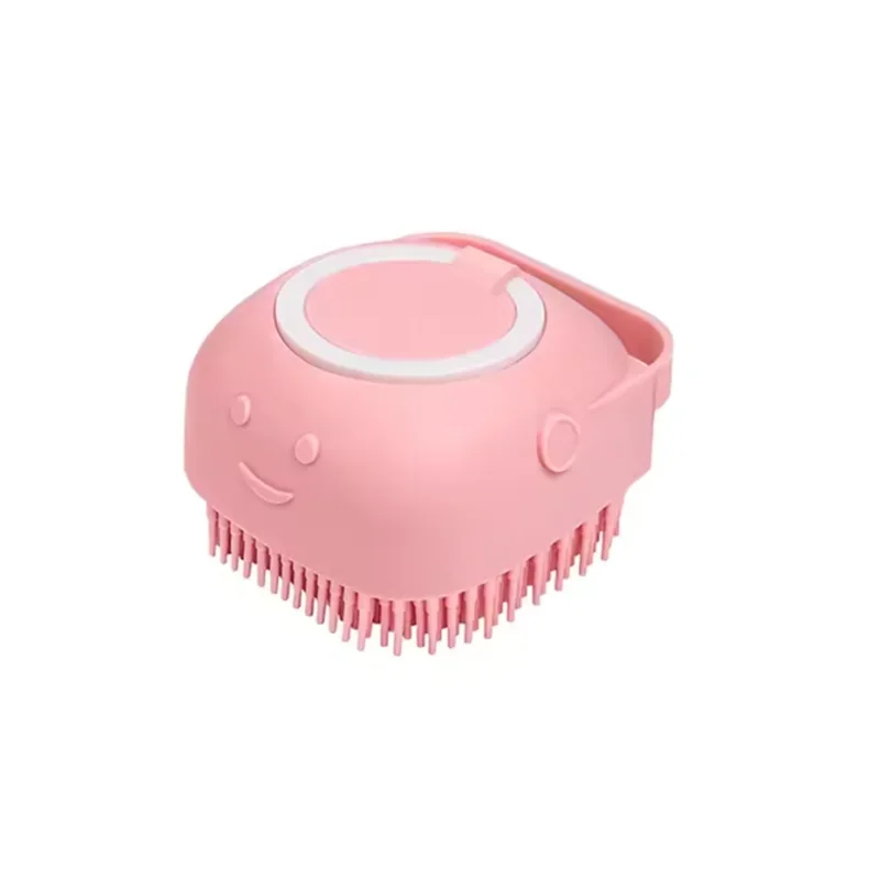 New pet bath massage brush bathroom multifunctional dog cat soft safety silicone pet bath accessories dog cat tools