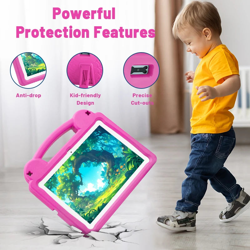 ANRY R16Pro Kids Tablet 10 Inch Android 15 Tablet 8GB(3+5GB) 64GB ROM Dual Camera Learning Education Tablet PC Gift for Children
