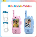2PC Kids HD-Video Walkie Talkies 3 Styles Intercom USB Charging Indoor Outdoor Child's Toys Birthday Gifts for Boys Girls Age 3+