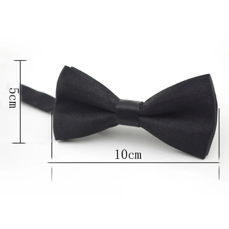 Classic Kids Bowtie Boys Grils Baby Children Bow Tie Fashion Solid Color Mint Green Red Black White  Butterfly Gravata