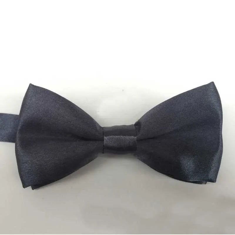 Classic Kids Bowtie Boys Grils Baby Children Bow Tie Fashion Solid Color Mint Green Red Black White  Butterfly Gravata