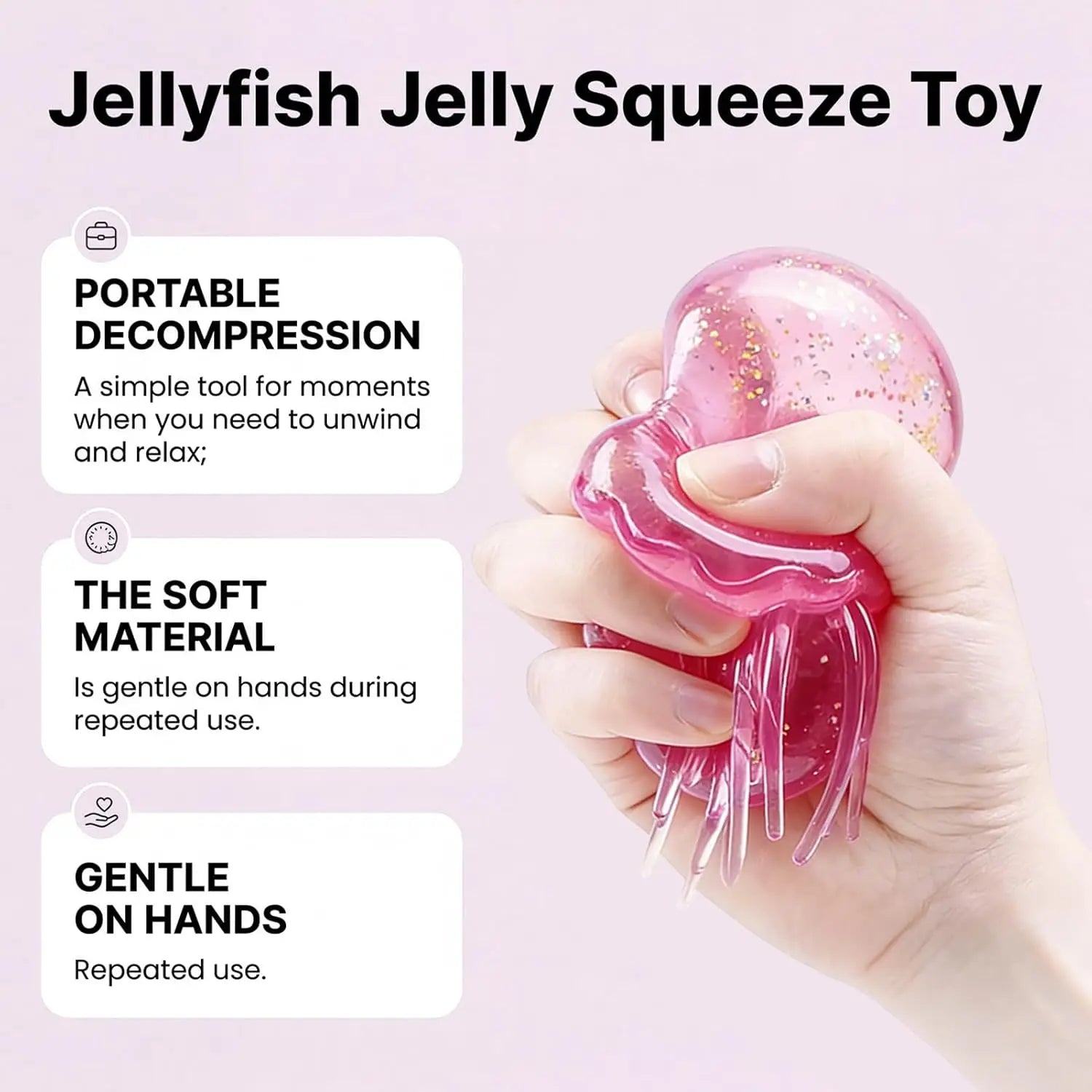 2026 hot Cute Needoh Jelly Hops Octopus Fidget Toy, Waterproof Water Play Sensory Toy, Great Gift for Boys and Girls