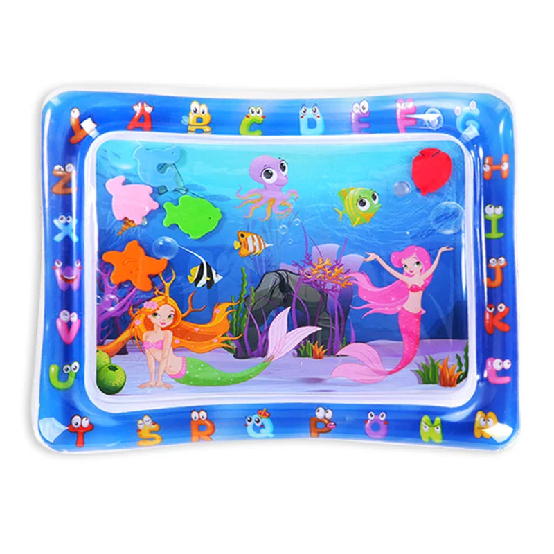 Baby Water Play Mat Inflatable Cushion PVC Infant Tummy Time Toddler Water Pad For Kids Early Education Developing Activity Toys