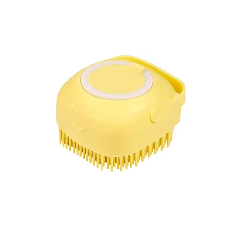 New pet bath massage brush bathroom multifunctional dog cat soft safety silicone pet bath accessories dog cat tools