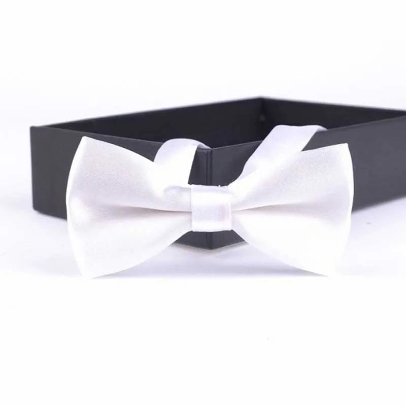 Classic Kids Bowtie Boys Grils Baby Children Bow Tie Fashion Solid Color Mint Green Red Black White  Butterfly Gravata