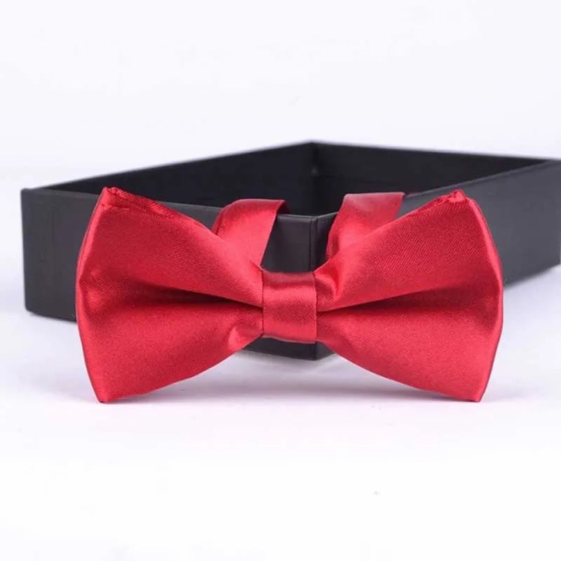Classic Kids Bowtie Boys Grils Baby Children Bow Tie Fashion Solid Color Mint Green Red Black White  Butterfly Gravata
