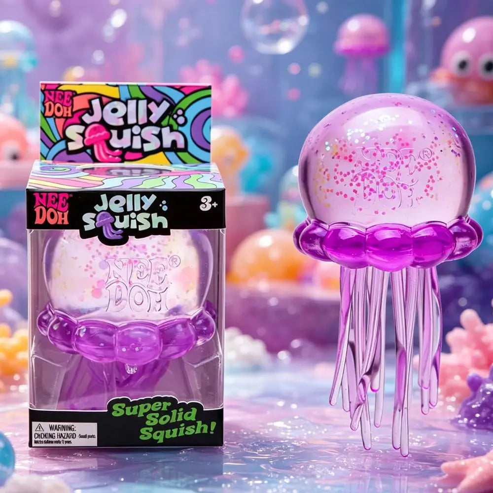 2026 hot Cute Needoh Jelly Hops Octopus Fidget Toy, Waterproof Water Play Sensory Toy, Great Gift for Boys and Girls