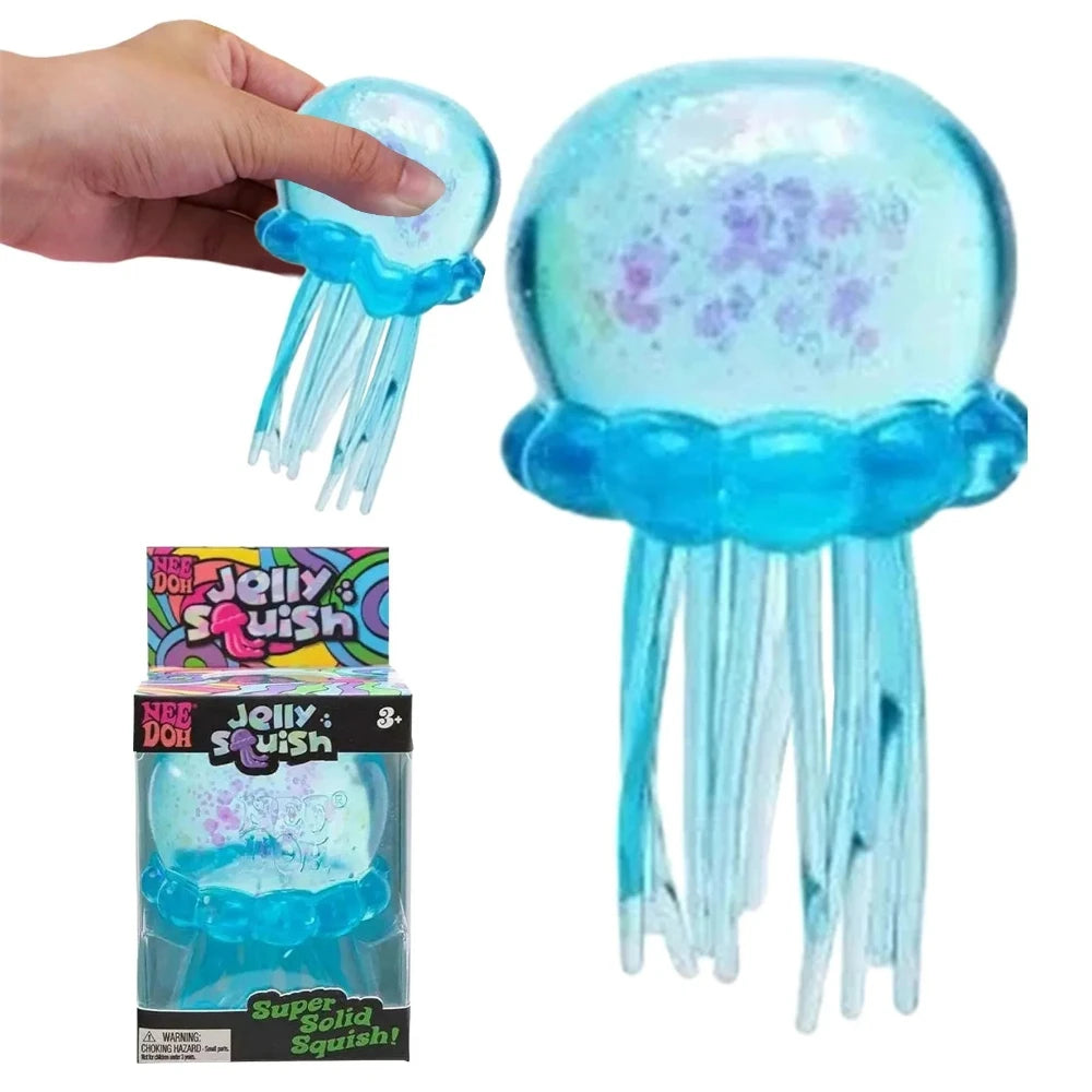 2026 hot Cute Needoh Jelly Hops Octopus Fidget Toy, Waterproof Water Play Sensory Toy, Great Gift for Boys and Girls
