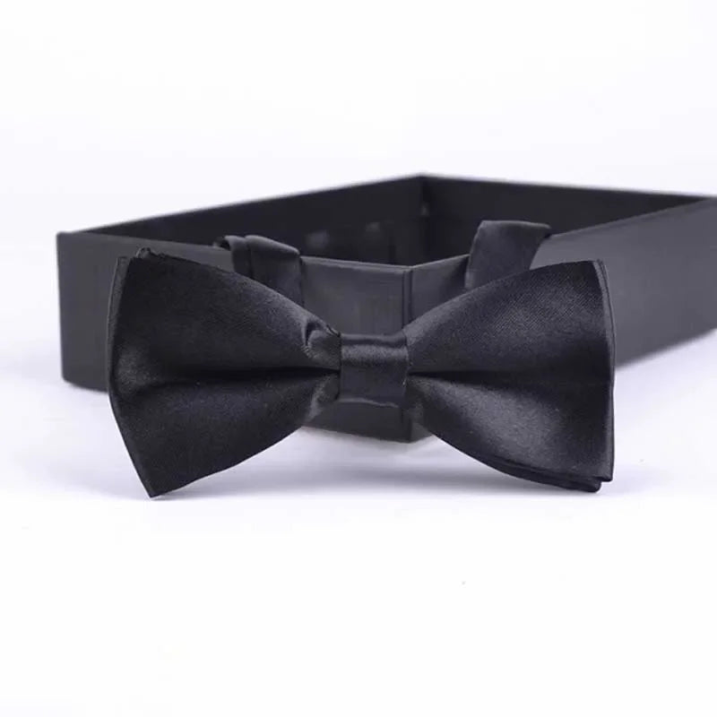 Classic Kids Bowtie Boys Grils Baby Children Bow Tie Fashion Solid Color Mint Green Red Black White  Butterfly Gravata