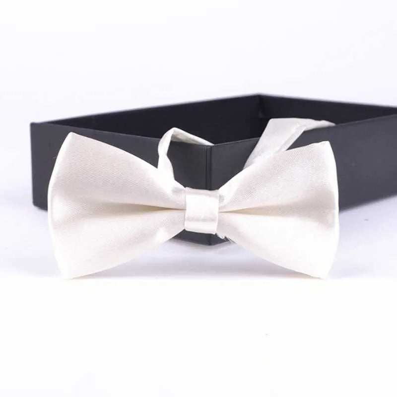 Classic Kids Bowtie Boys Grils Baby Children Bow Tie Fashion Solid Color Mint Green Red Black White  Butterfly Gravata